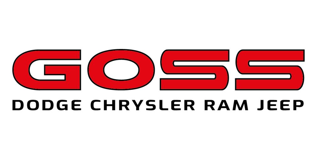 Red and Black GOSS Dodge Chrysler Ram Jeep Logo